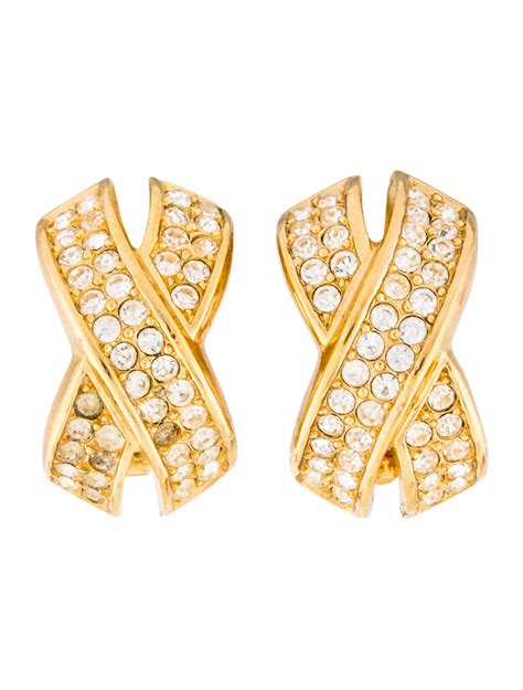 chr dior clip on earrings|Designer Earrings for Women .